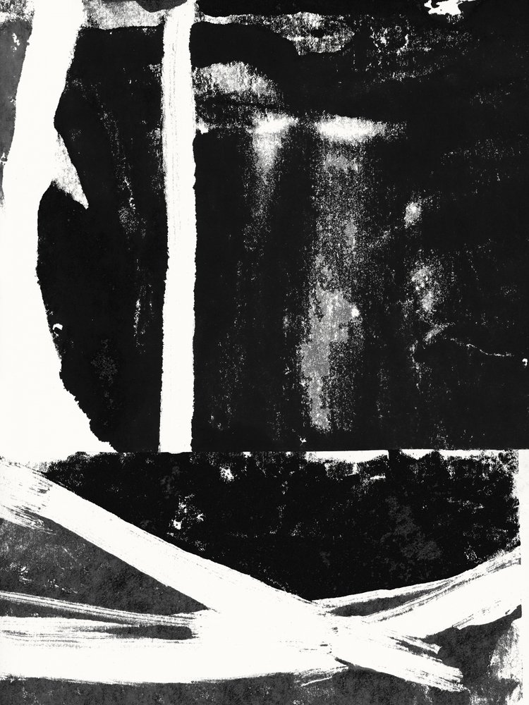 Trazos abstractos en blanco y negro de cartissi