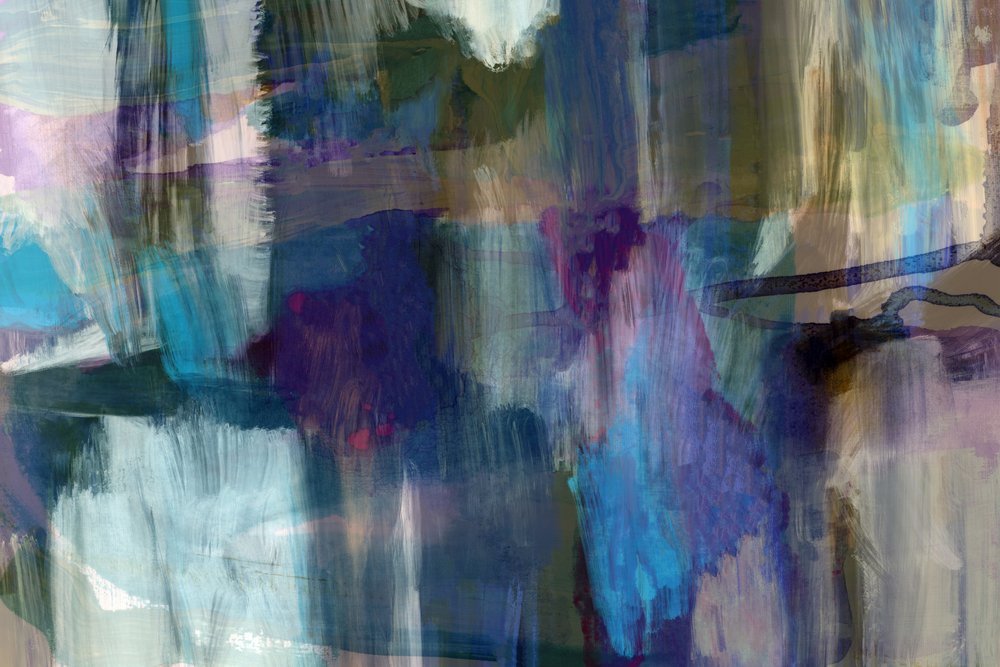 Flujo abstracto azul de cartissi
