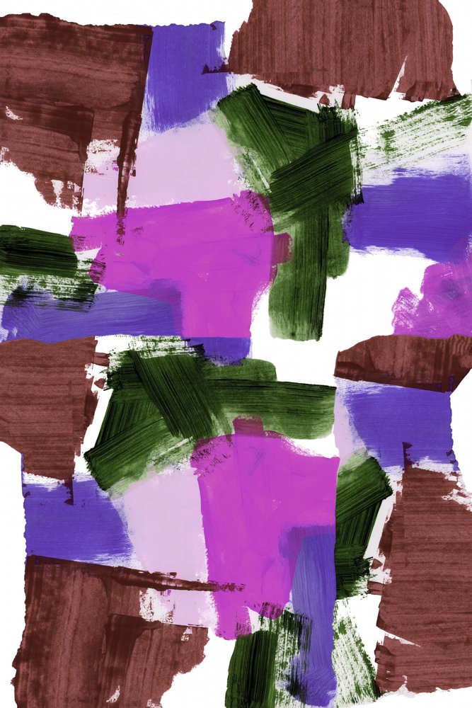 Abstracto de pinceladas audaces de cartissi