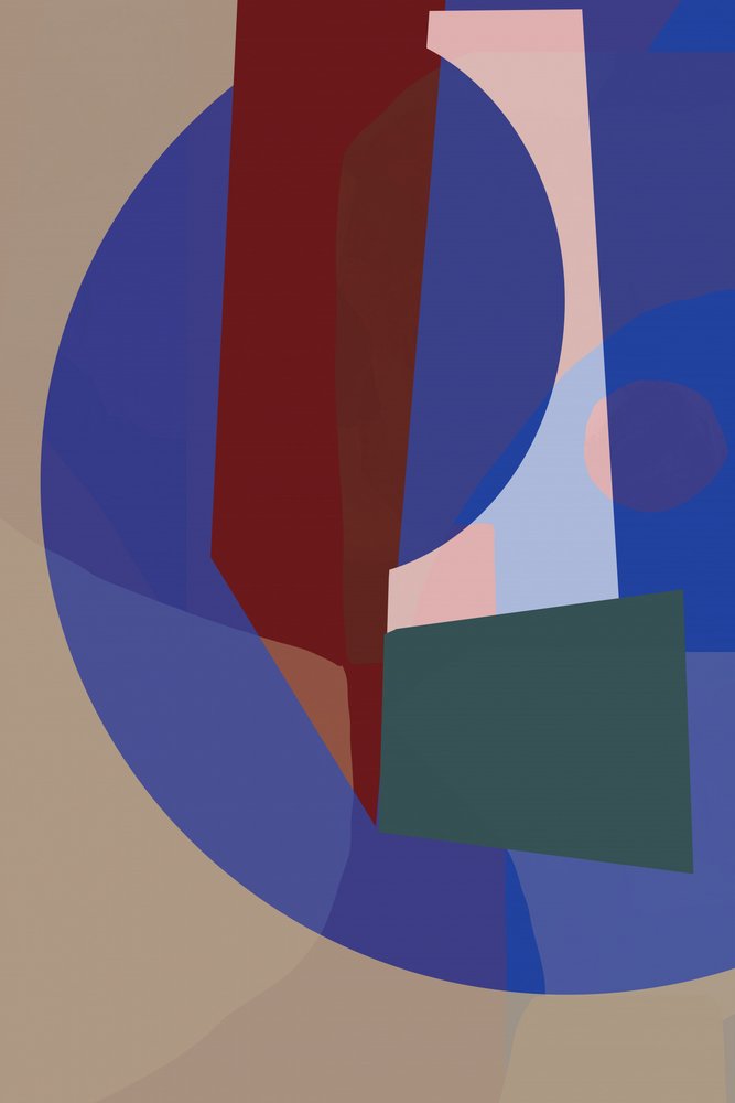 Abstracción geométrica audaz de cartissi