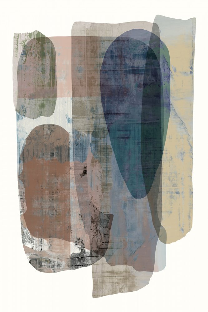 Abstracto sereno en capas de cartissi