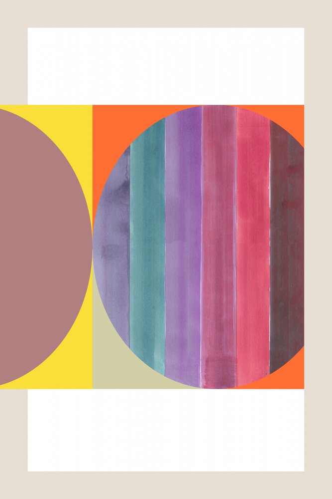 Círculos geométricos de colores de cartissi