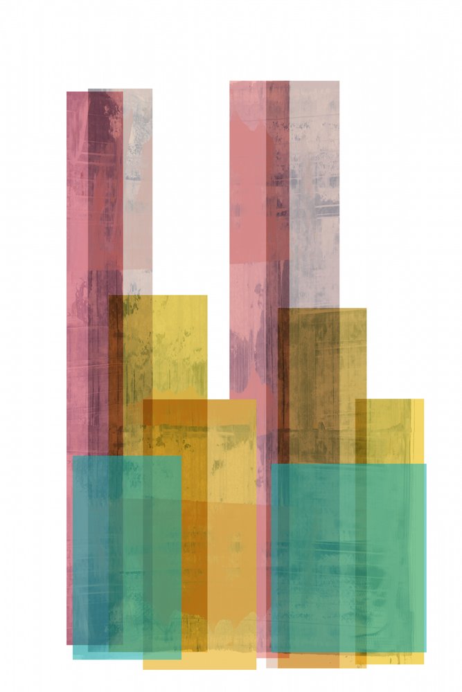 Capas geométricas de colores de cartissi