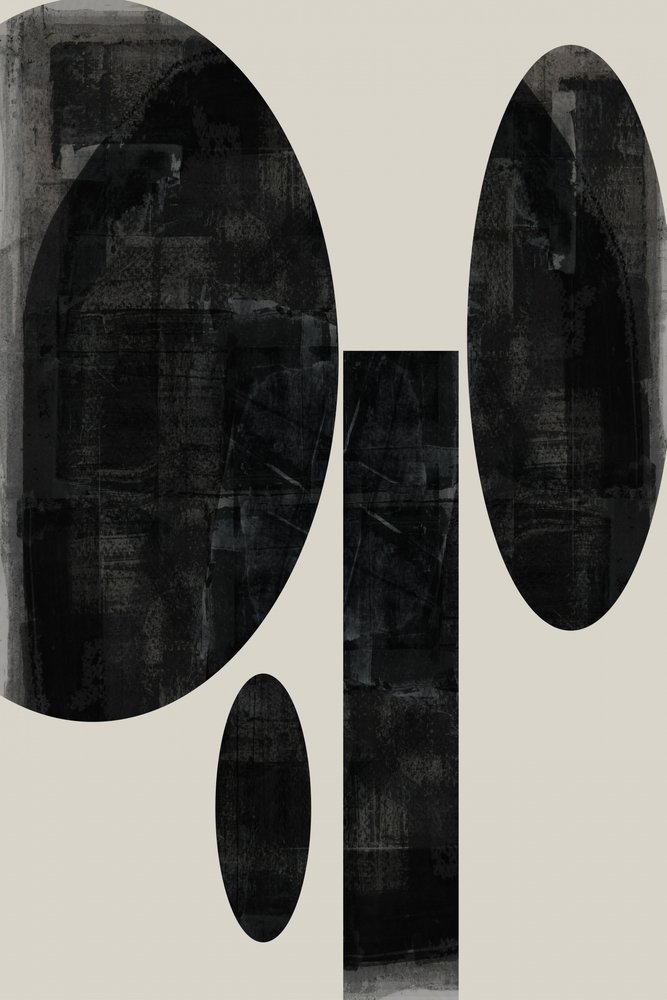 Formas abstractas oscuras de cartissi