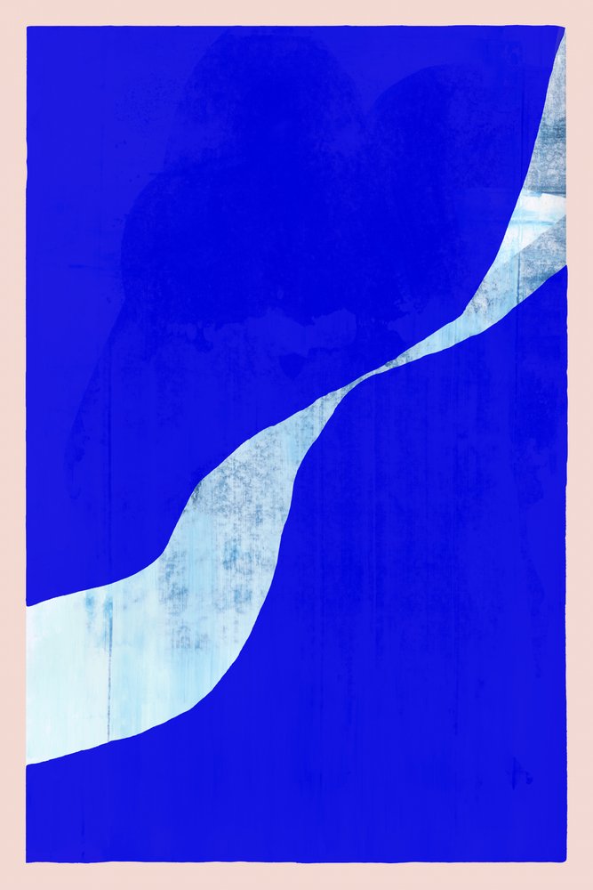Flujo azul profundo de cartissi
