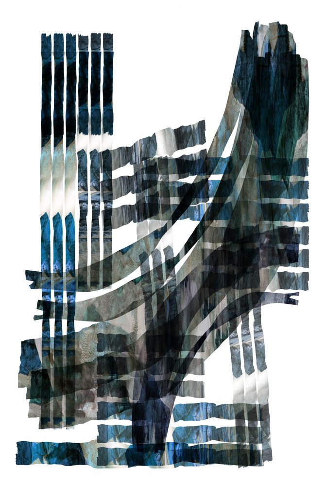 Capas de azul intenso de cartissi