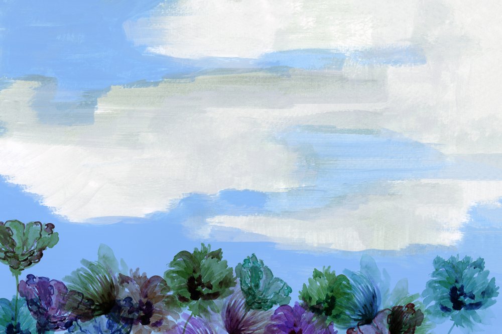 Cielo floral de ensueño de cartissi