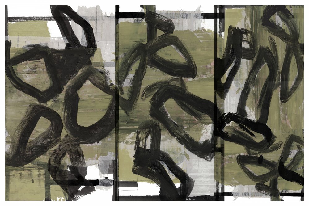 Abstracto de pinceladas dinámicas de cartissi