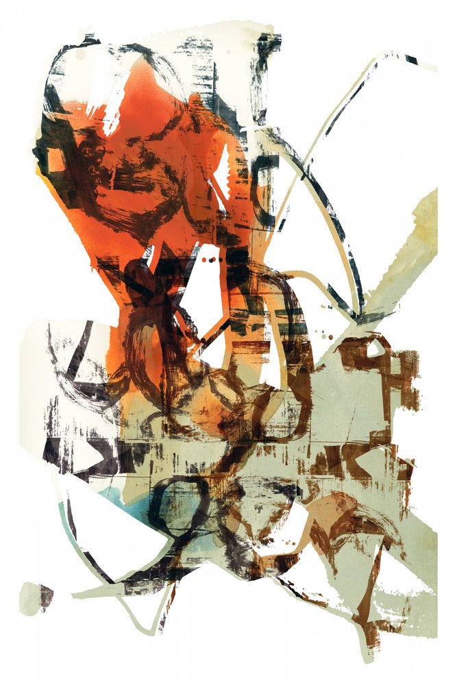 Naranja dinámico abstracto de cartissi