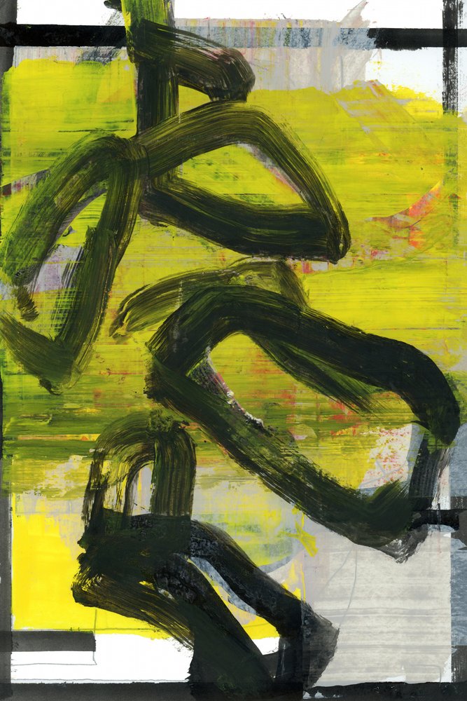 Amarillo dinámico abstracto de cartissi