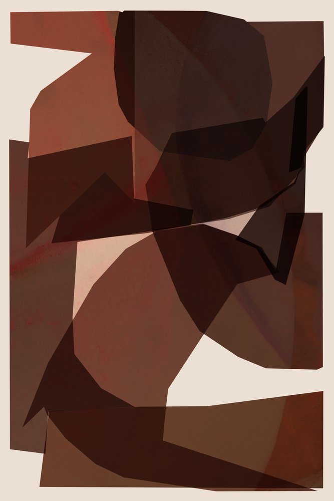Capas abstractas con tonos terrosos de cartissi