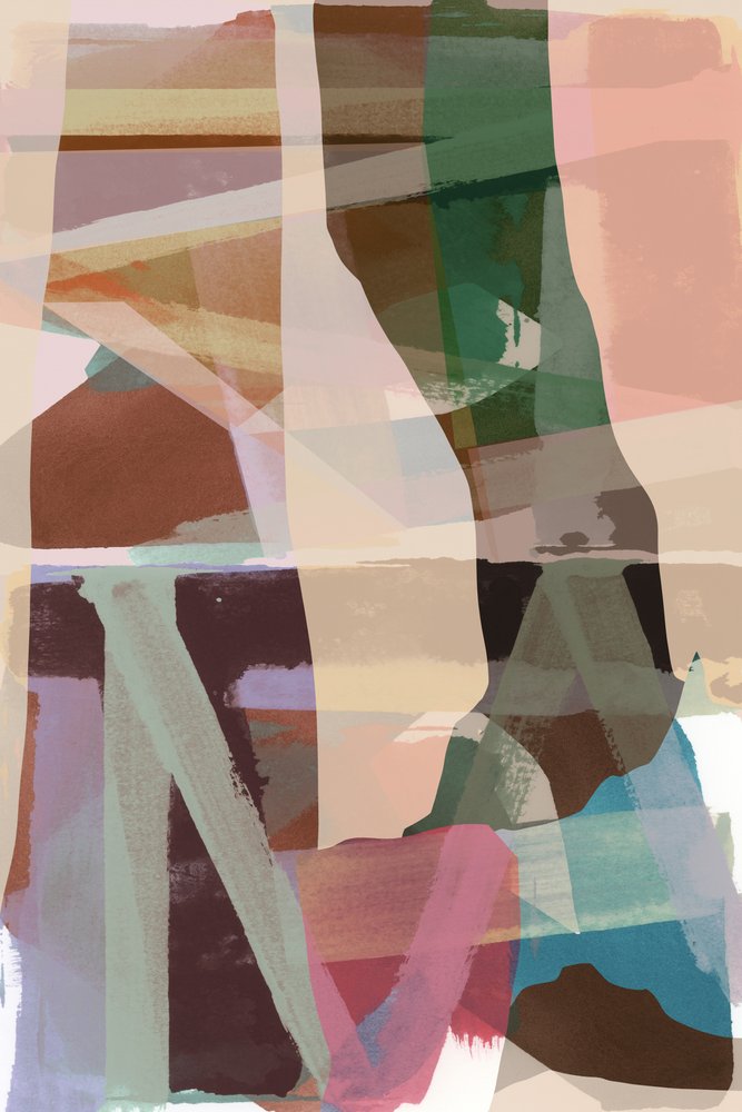 Capas abstractas con tonos terrosos de cartissi