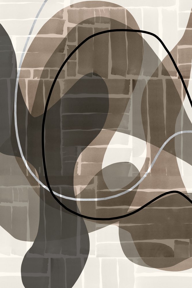 Capas abstractas con tonos terrosos de cartissi