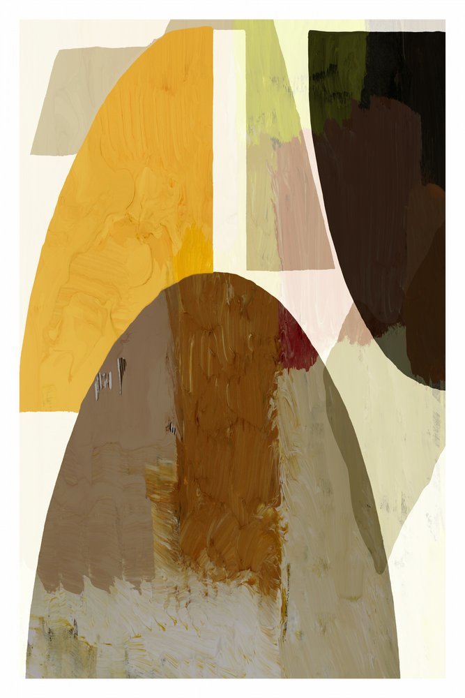 Formas abstractas con tonos terrosos de cartissi