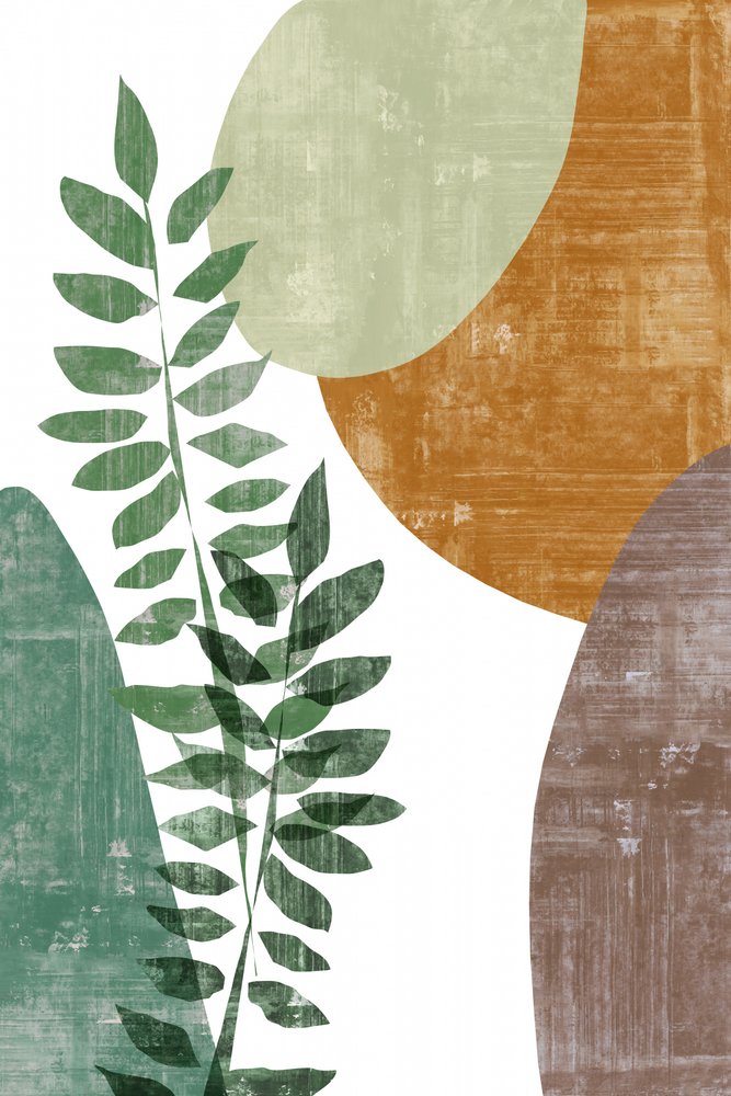 Formas botánicas con un toque terroso de cartissi