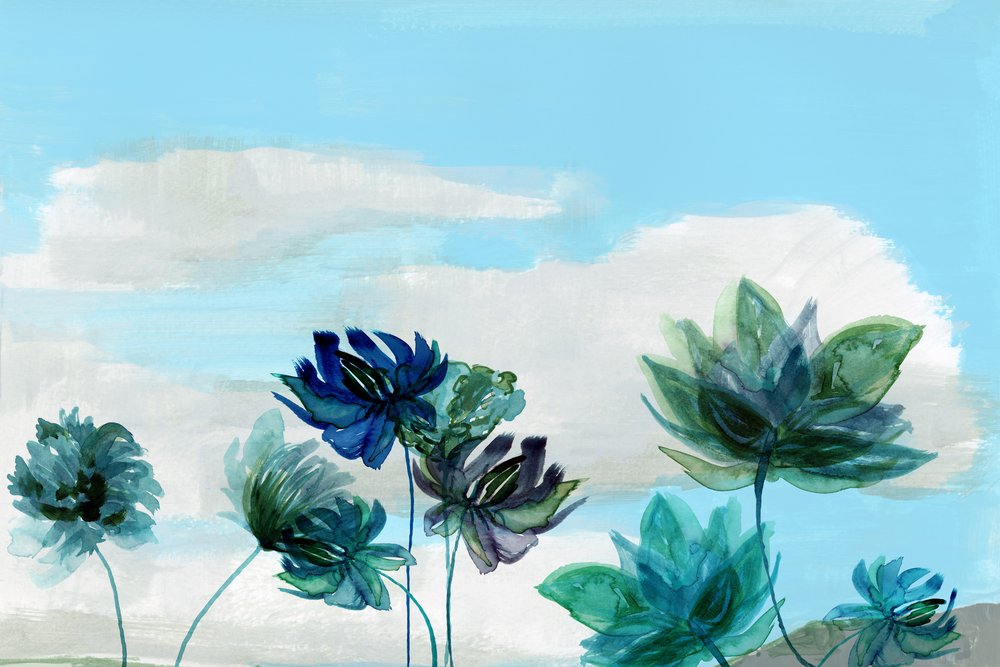 Flores celestiales de cartissi