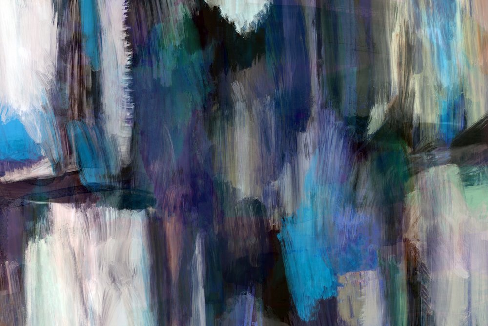 Tonos fluidos de azul y verde de cartissi