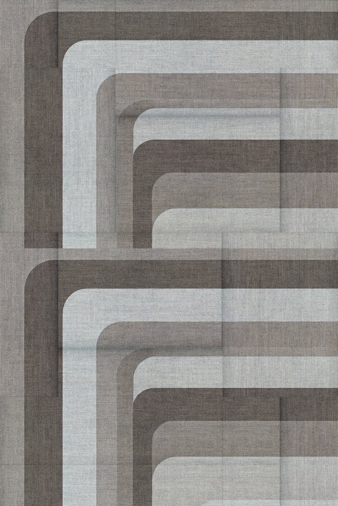 Capas de lino con motivos geométricos de cartissi