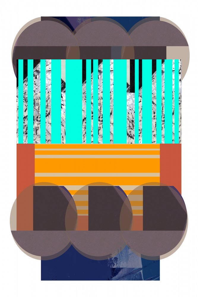 Abstracto con rayas geométricas de cartissi