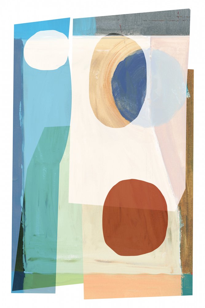 Formas abstractas en capas de cartissi
