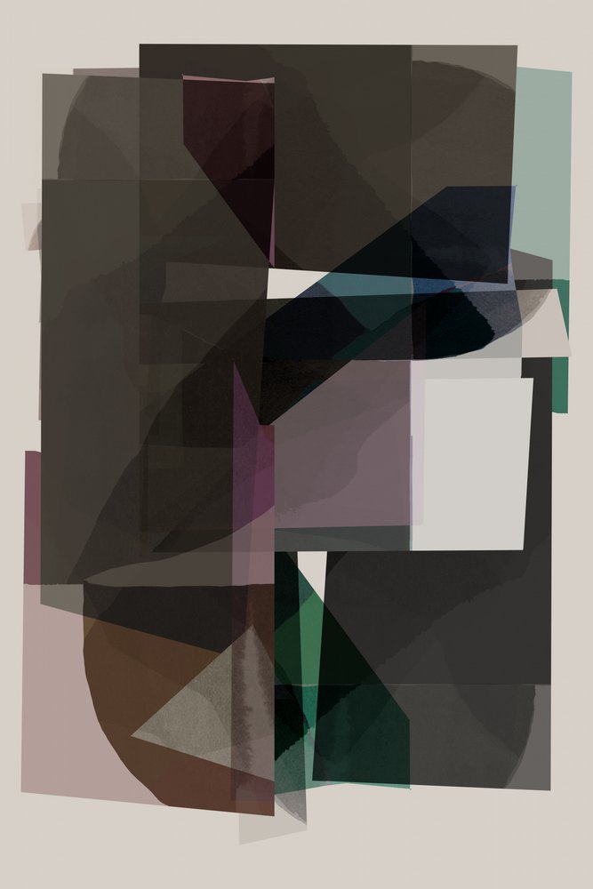 Formas abstractas en capas de cartissi