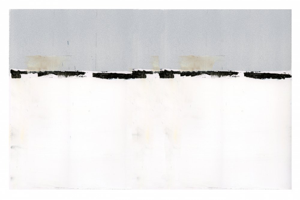 Horizonte invernal minimalista de cartissi
