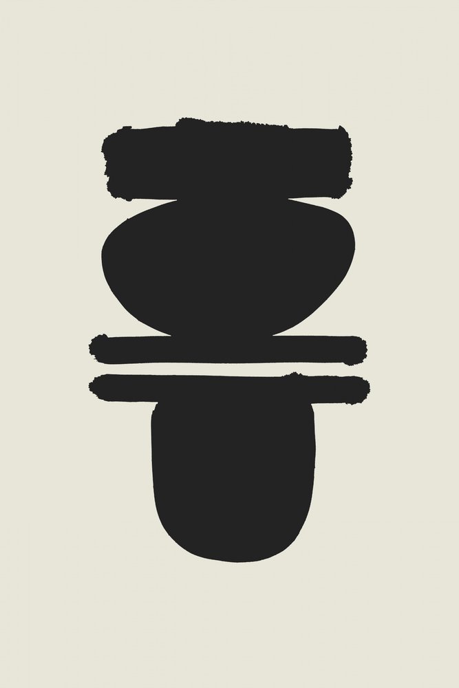 Formas apiladas minimalistas de cartissi