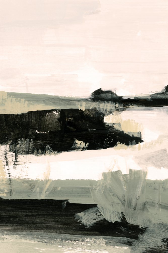 Paisaje abstracto en tonos apagados de cartissi