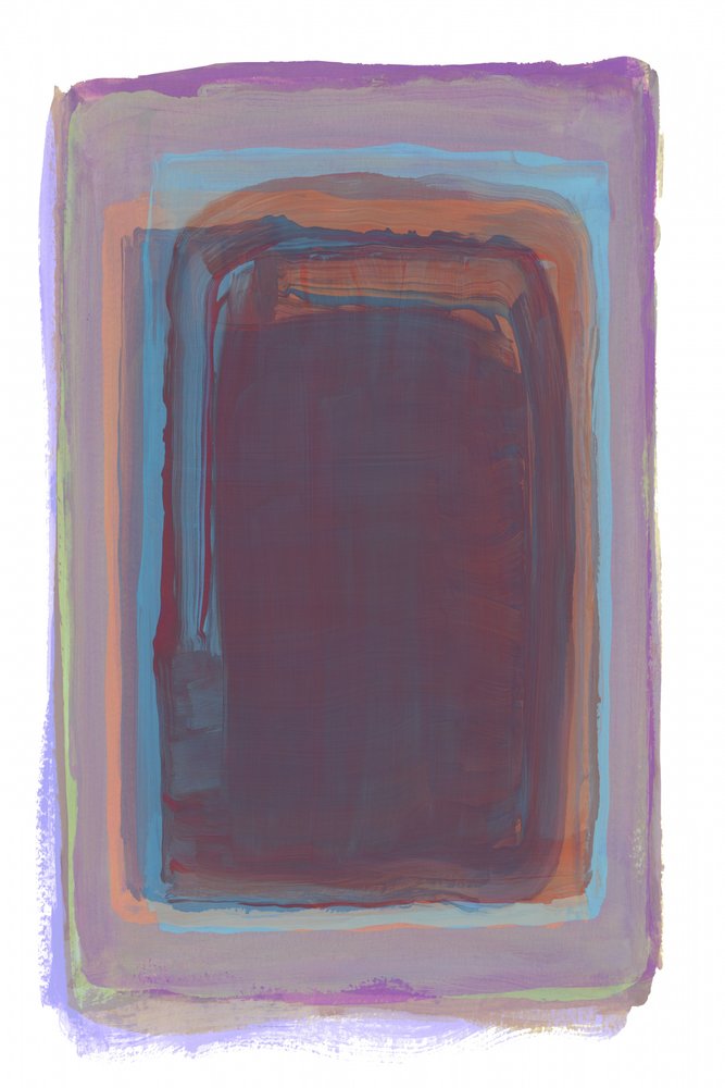Abstracto en tonos apagados y capas de cartissi