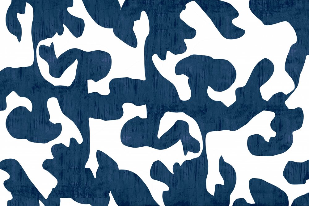 Diseño azul orgánico de cartissi