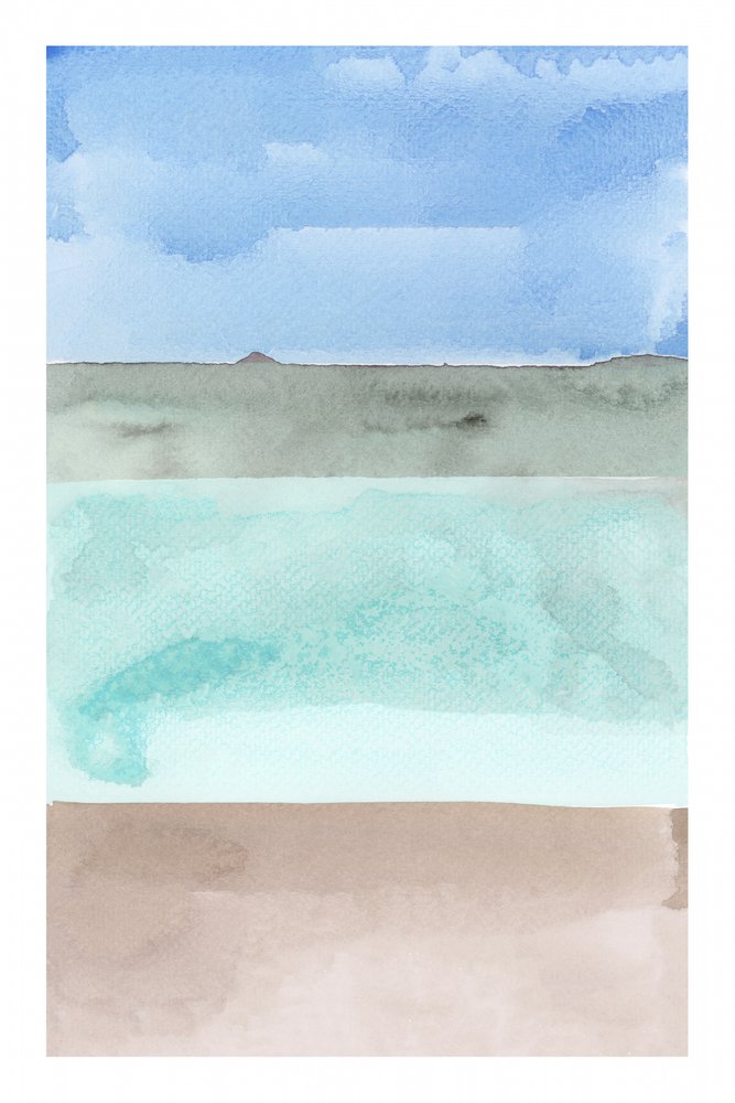 Cielo, mar y arena en paz de cartissi