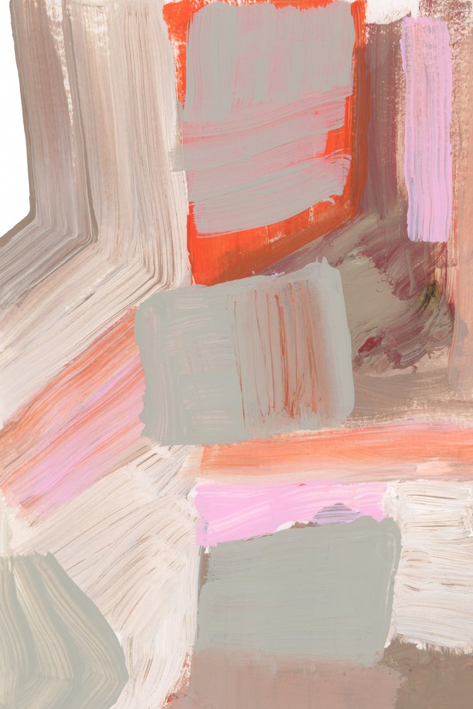 Bloques rosa, naranja y gris de cartissi