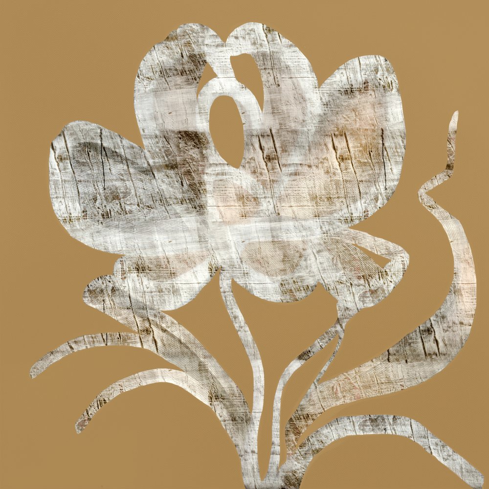 Flor de madera rústica de cartissi