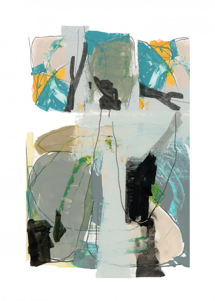 Paisaje abstracto y sereno de cartissi