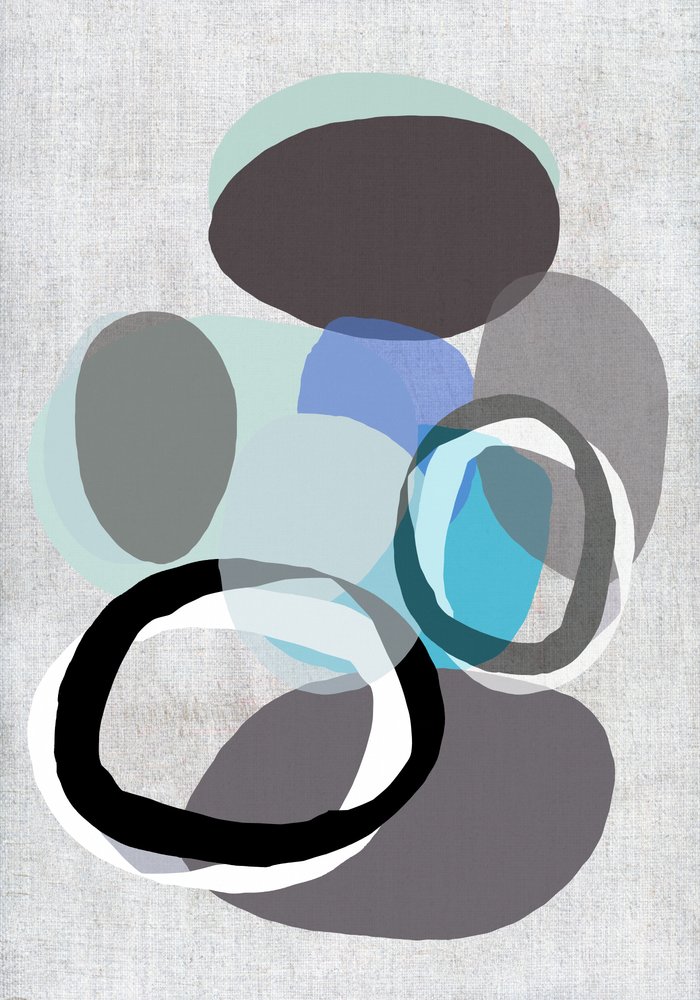 Formas abstractas serenas de cartissi