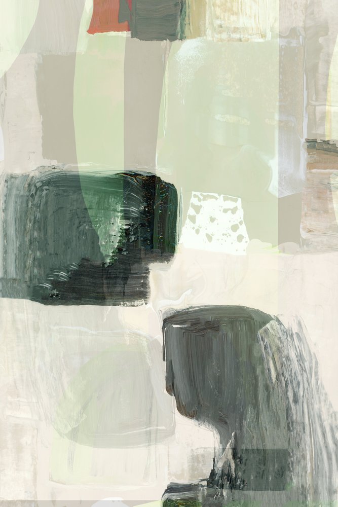 Bloques verdes serenos de cartissi