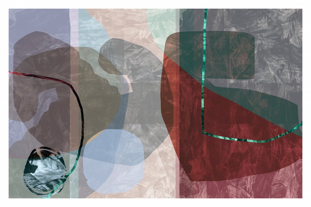 Capas abstractas translúcidas de cartissi