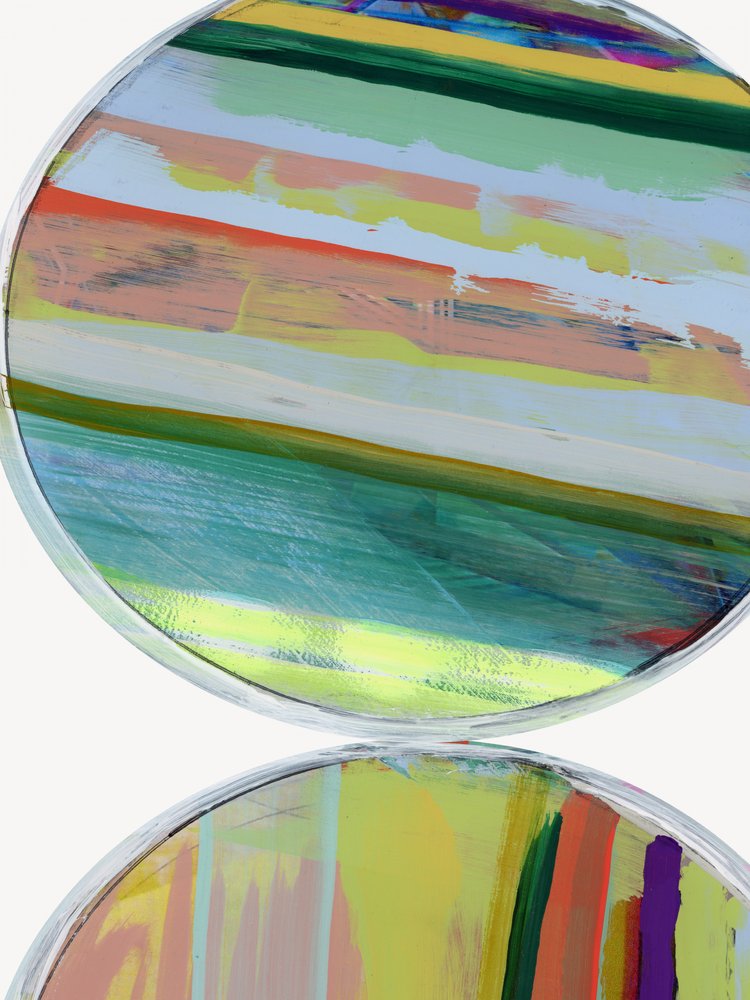 Círculos abstractos llenos de color de cartissi