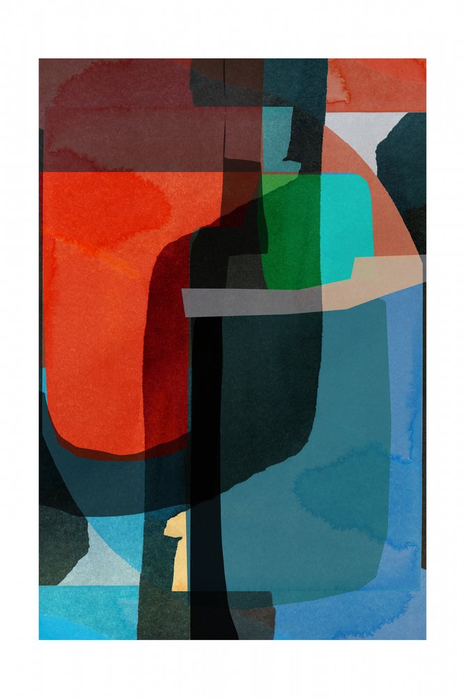 Formas abstractas vibrantes de cartissi