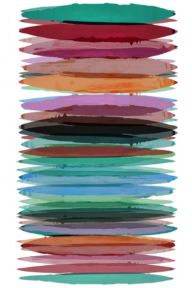 Pinceladas abstractas llenas de vida de cartissi