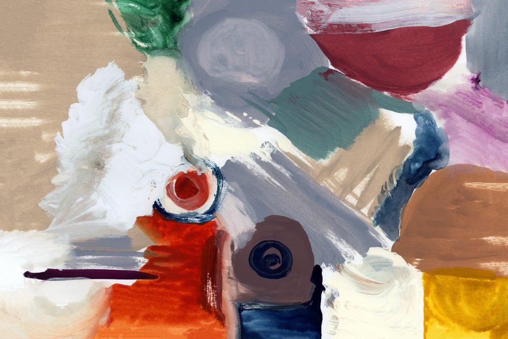 Pinceladas abstractas llenas de vida de cartissi