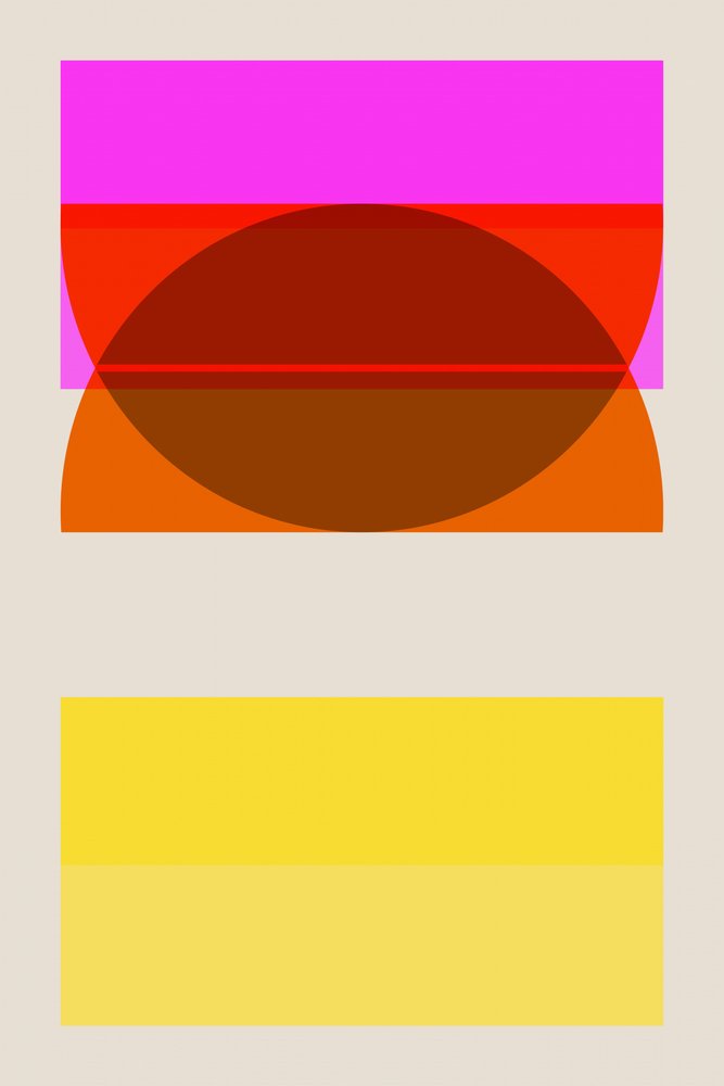 Capas geométricas llenas de color de cartissi