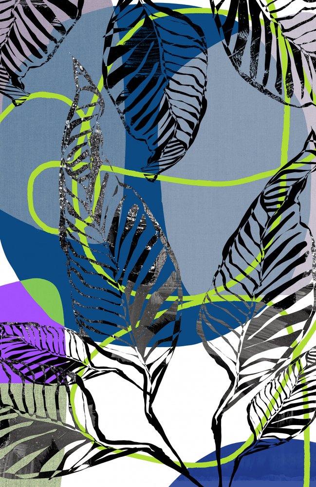 Abstracto de la selva vibrante de cartissi