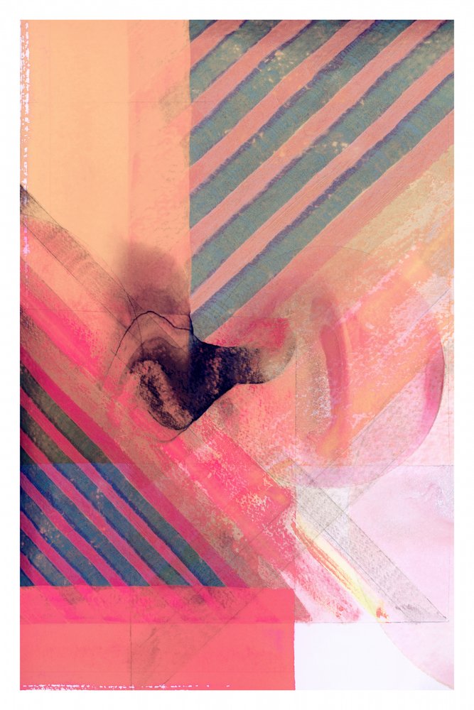 Formas a rayas de colores vivos de cartissi