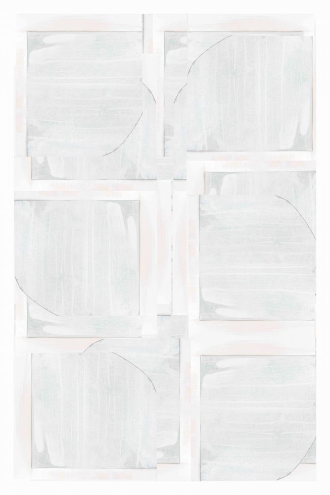 Abstracto geométrico en blanco de cartissi