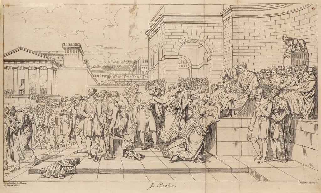 Bruto en Roma English School Impresión de arte