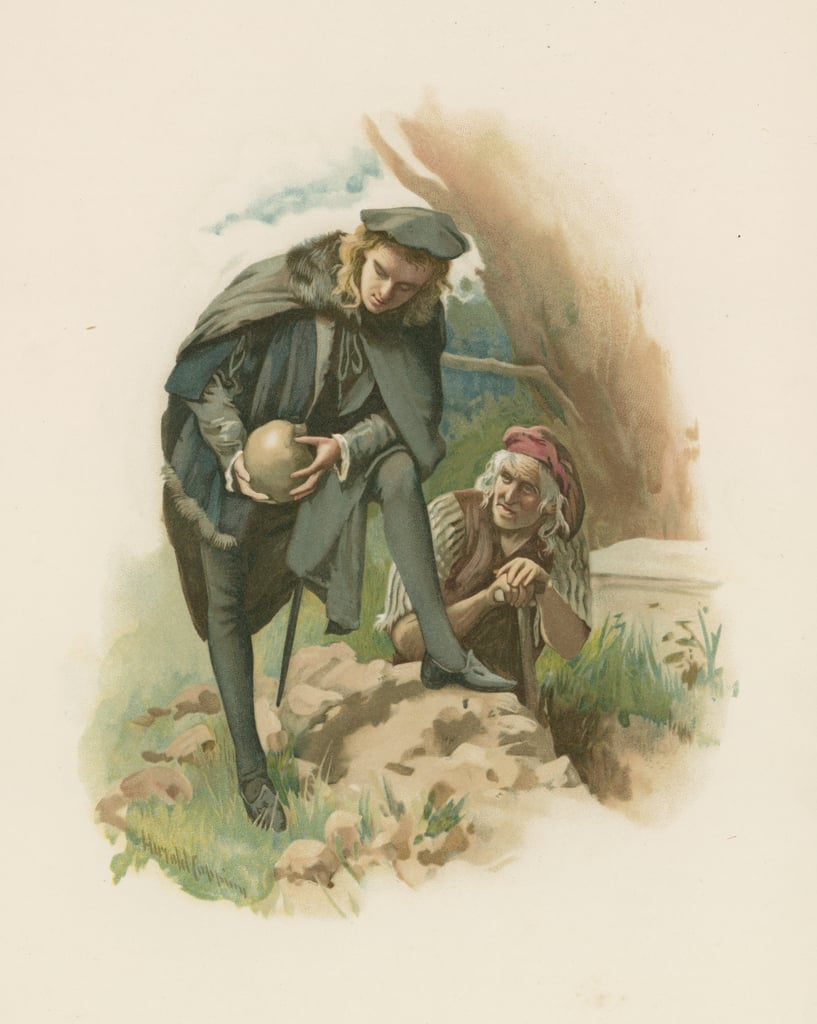 Hamlet escena del cementerio Harold Copping