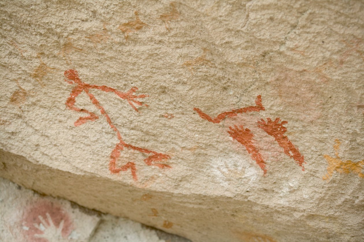 Argentina, Patagonia, Cueva de las Manos, pinturas rupestres primitivas de Unknown