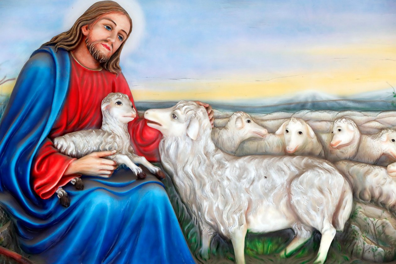 Iglesia de las misioneras franciscanas de María, Jesús, el buen pastor, pintura, Ciudad Ho Chi Minh, Vietnam de Unknown