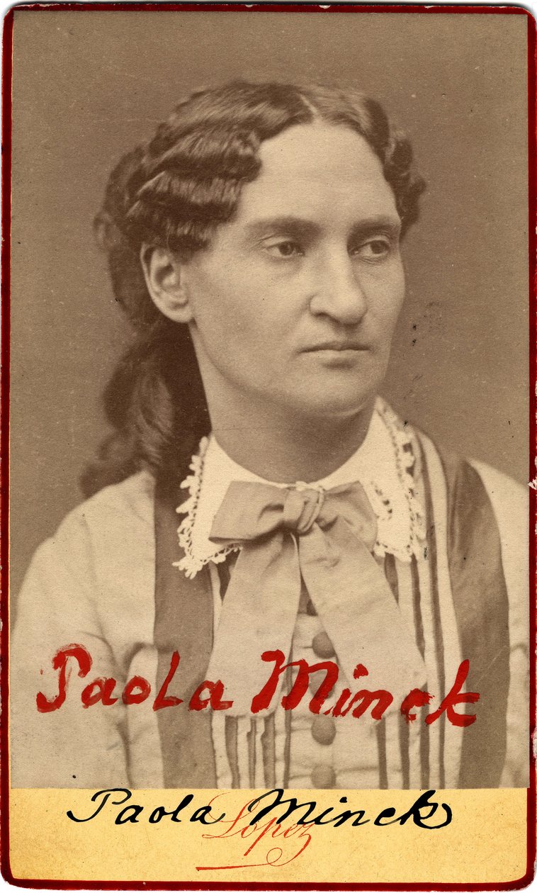 Retrato de Paule Minck (1839-1901) Mujer de Letras, Periodista, Franc-Masona, Socialista y Feminista, 1871 de Unknown
